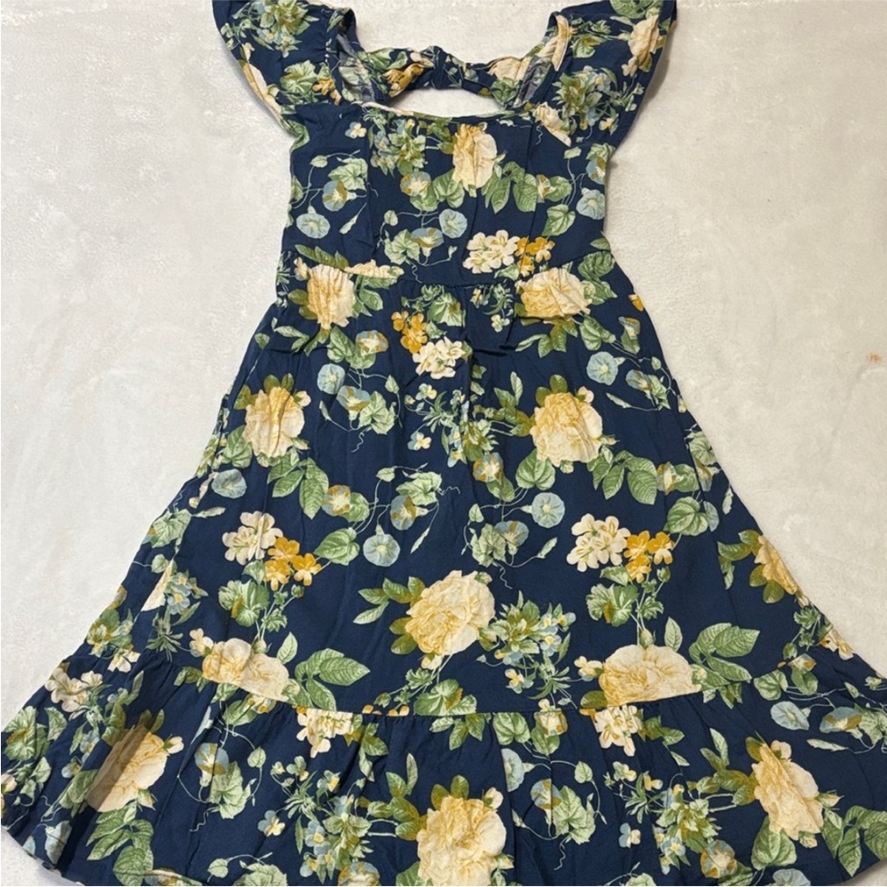 Floral girls Sleeveless maxi Dress
